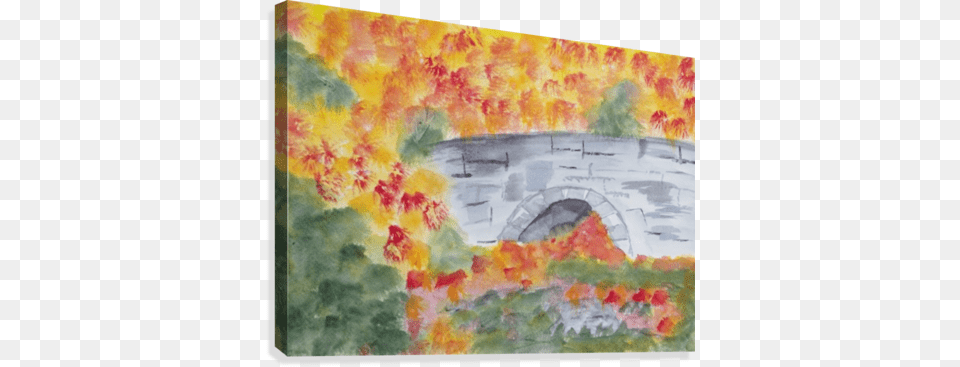 Stone Bridge Painting, Art, Modern Art Png Image