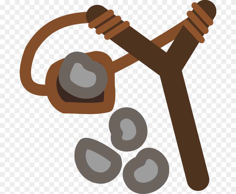 Stone Clipart For Download, Slingshot Free Transparent Png