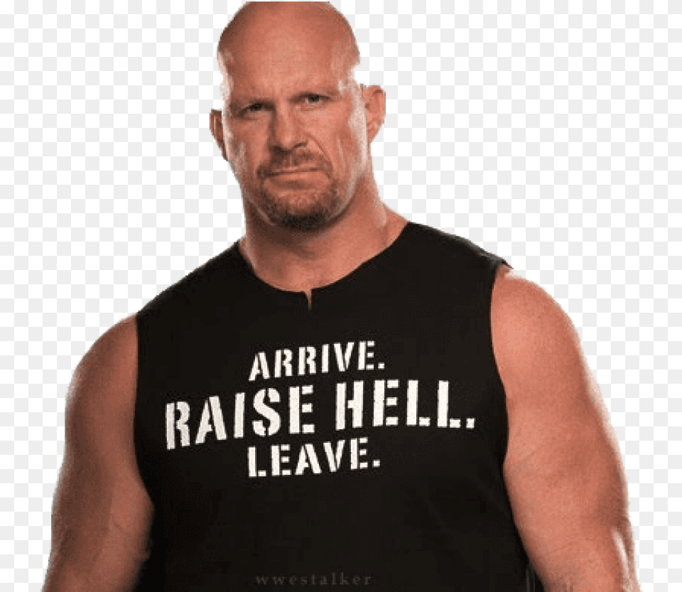 Stone Cold, Clothing, Face, Head, T-shirt Free Png Download