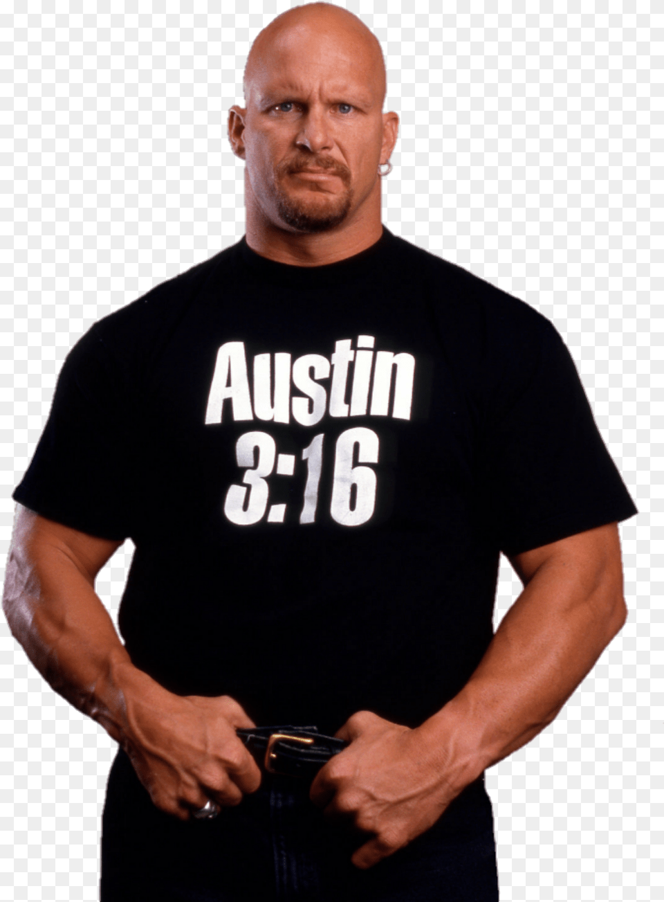 Stone Cold Steve Austin, Adult, T-shirt, Person, Clothing Free Png