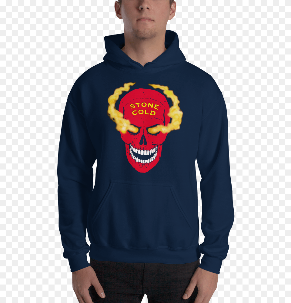 Stone Cold Steve Austin Quotred Skull Hoodie, Sweatshirt, Sweater, Knitwear, Clothing Png