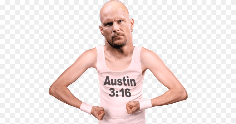 Stone Cold Steve Austin Wwe Wrestling Photoshop Crimes Skinny White People, Adult, Clothing, Male, Man Png Image