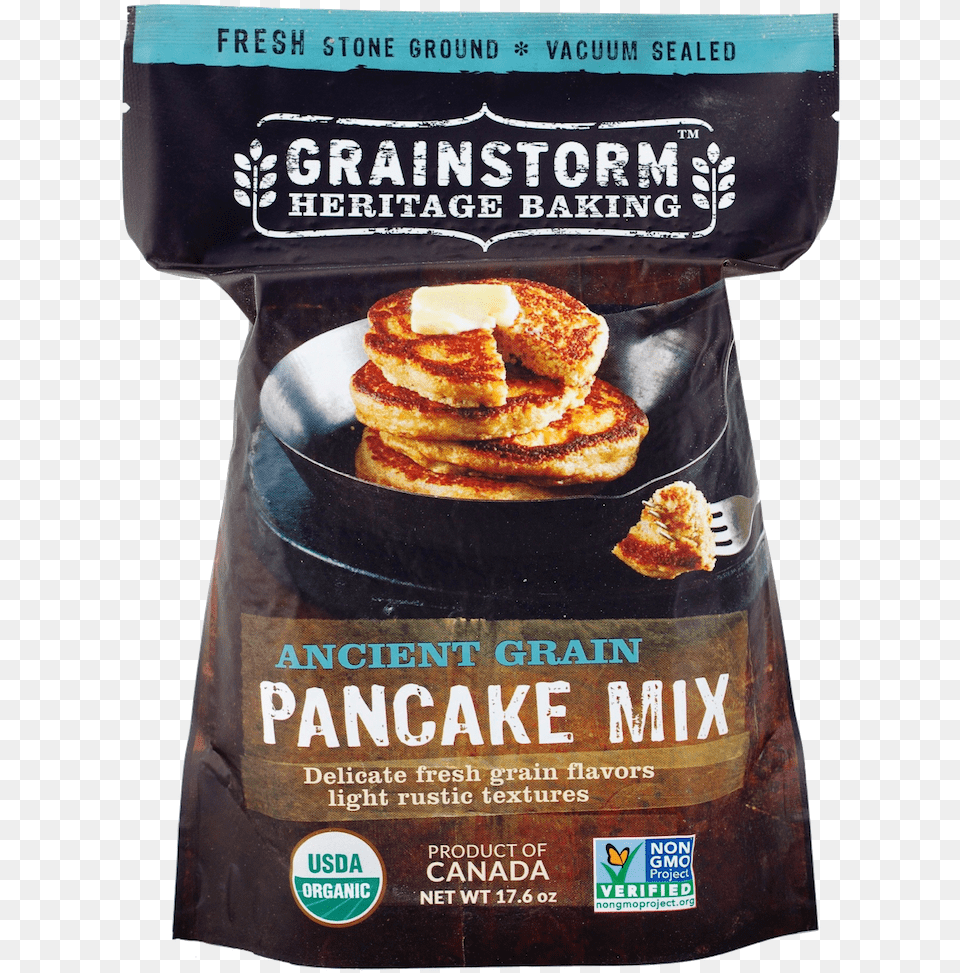 Stone Ground Pancake Mix, Bread, Food Free Png