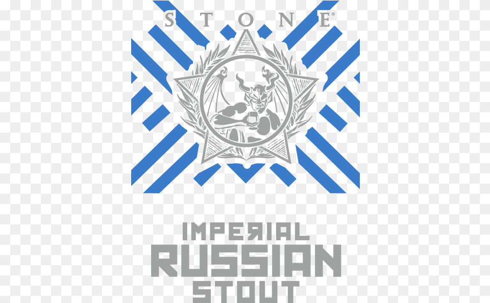 Stone Imperial Russian Stout Russian Imperial Stout Logo, Emblem, Symbol, Qr Code, Scoreboard Free Png