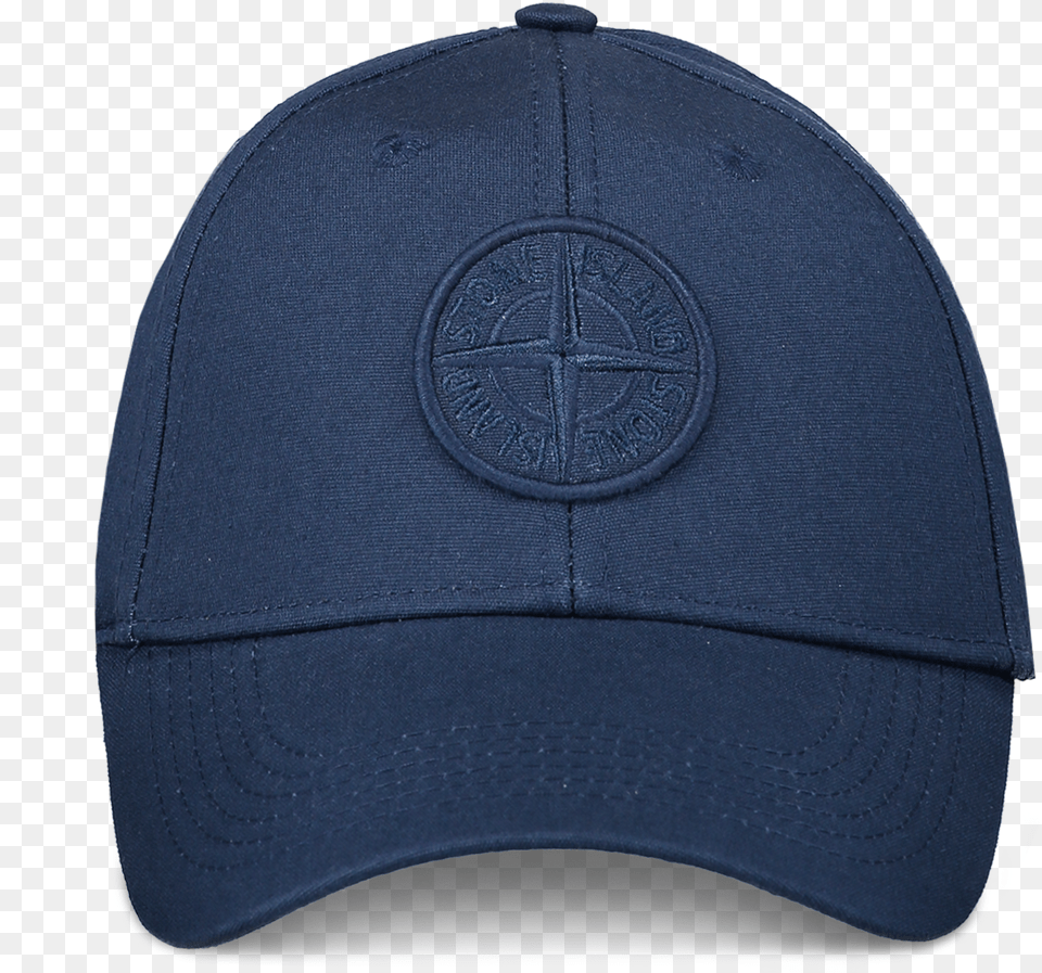 Stone Island Logo Hat Blue Marine Baseball Cap, Baseball Cap, Clothing Free Png
