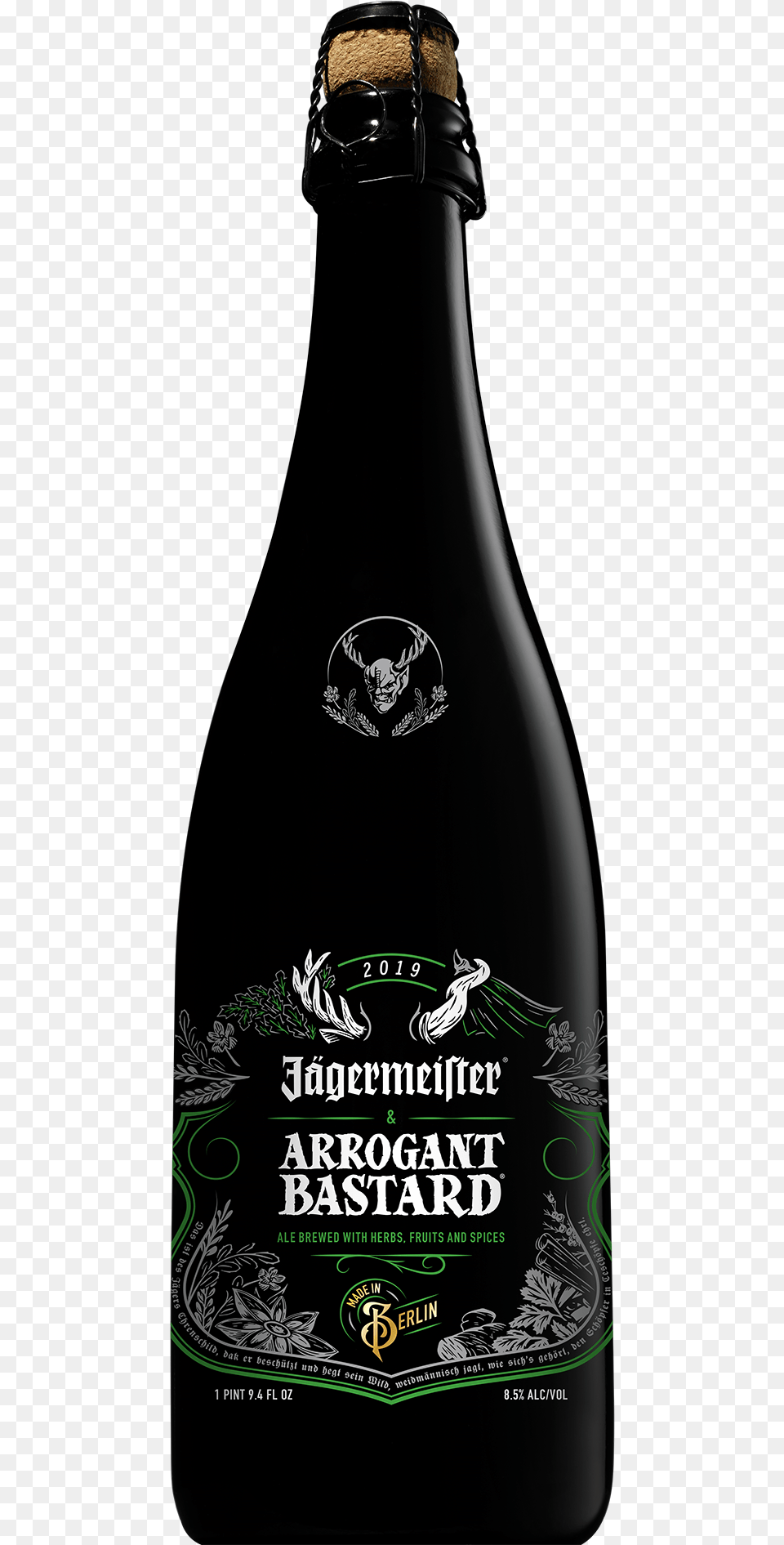 Stone Jagermeister Arrogant Bastard, Alcohol, Beer, Beverage, Liquor Png Image