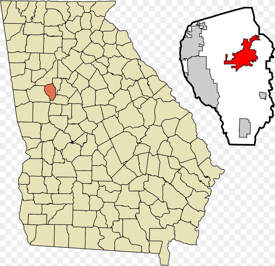 Stone Mountain On Map Of Georgia, Chart, Plot, Atlas, Diagram Free Png