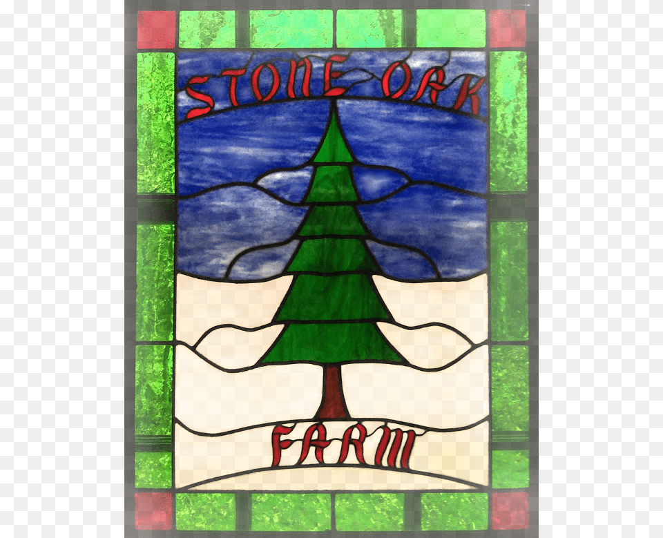 Stone Oak Tree Farm Stained Glass, Art, Stained Glass, Person, Face Png