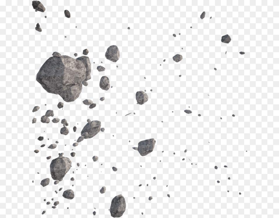 Stone Rock Rubble Gravel Explosion Ftestickers Rubble, Outdoors, Nature Free Transparent Png