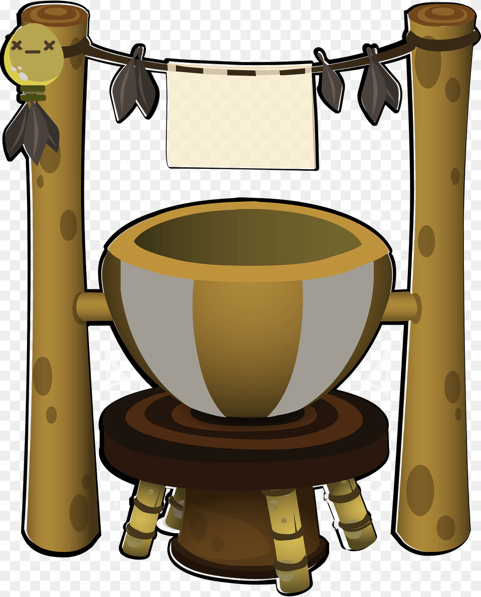 Stoneage Pot Clipart, Drum, Musical Instrument, Percussion, Kettledrum Free Png Download