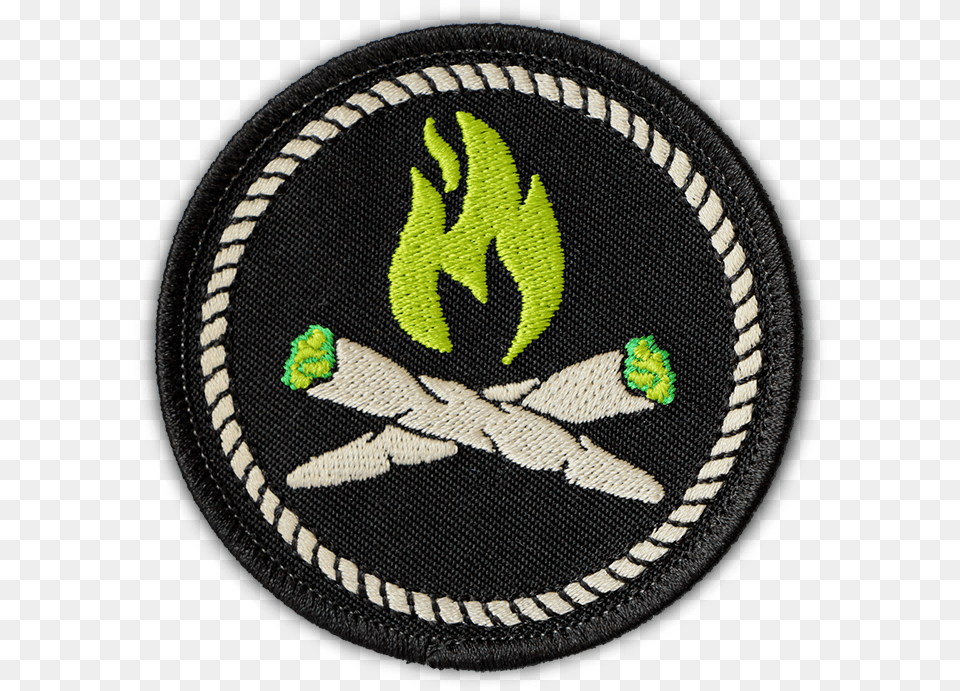 Stoner Campfire Merit Patch Emblem, Badge, Logo, Symbol Free Transparent Png