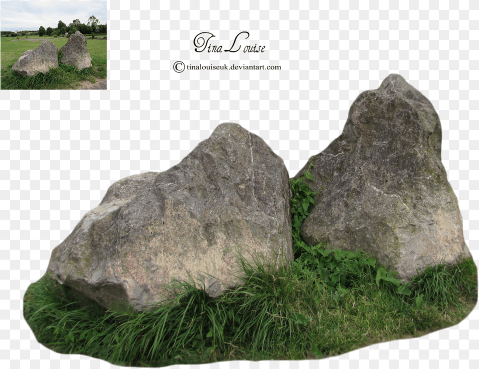 Stones And Rocks Download Rocks With Grass, Rock, Limestone, Plant, Nature Png Image