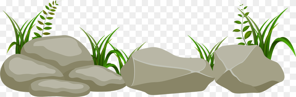 Stones Clipart, Herbal, Plant, Herbs, Grass Free Png