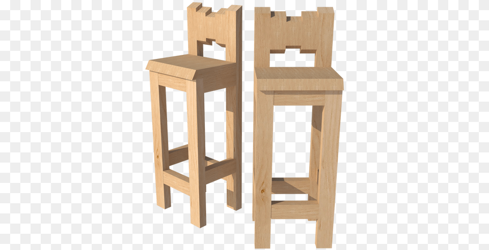 Stool, Furniture, Plywood, Wood Png