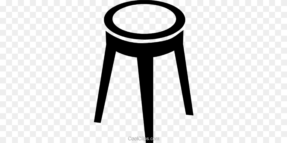 Stool Royalty Vector Clip Art Illustration, Bar Stool, Furniture Png