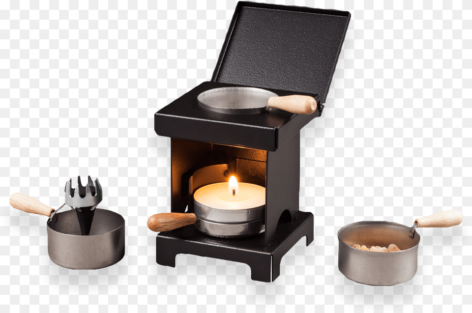 Stool Stove Miniature Stove With Lid, Cutlery, Candle, Device, Electrical Device Free Png