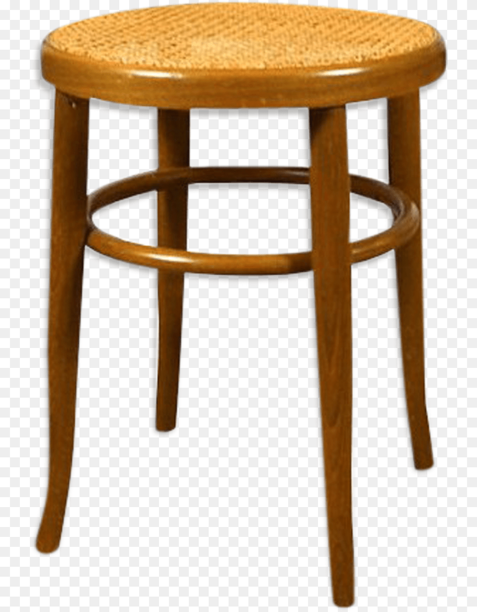 Stool Tom In Beech And Caning Vintage 1960src Https Chair, Bar Stool, Furniture Png Image