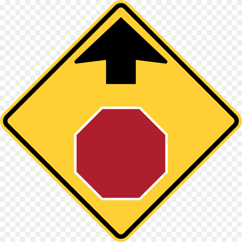 Stop Ahead Sign, Road Sign, Symbol, Stopsign Free Transparent Png