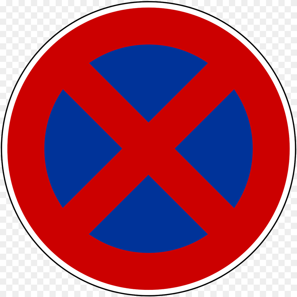 Stop Amp Parking Prohibited Road Sign Dopravn Znaka Zkaz Zastaven, Symbol, Road Sign Png Image