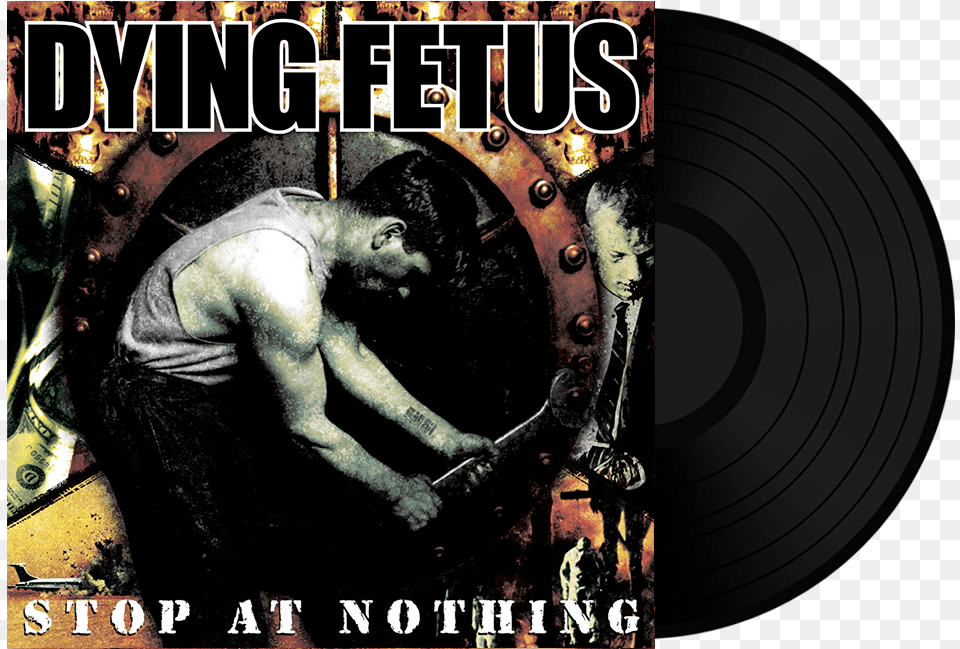 Stop At Nothing Black Vinyl Dying Fetus Album, Adult, Person, Man, Male Free Png