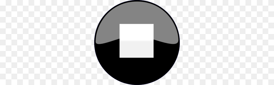 Stop Button Black Clip Art, Photography, Disk Png Image