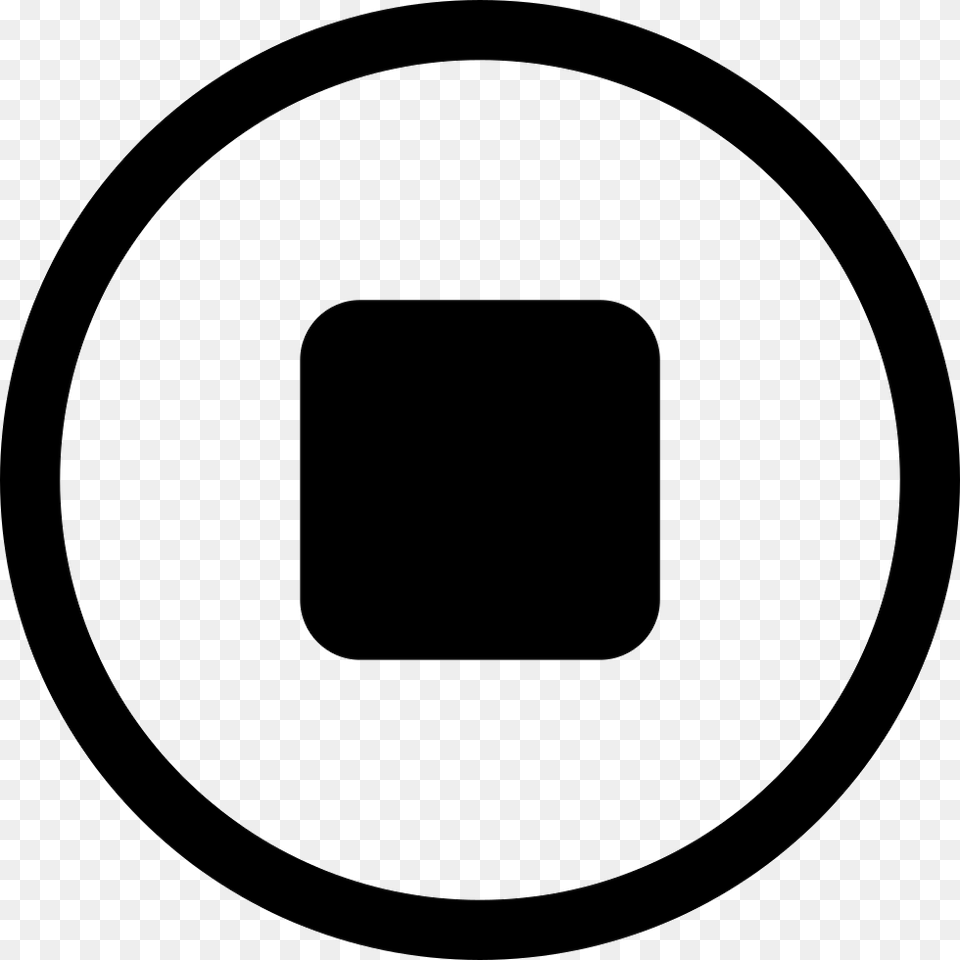 Stop Button Circle, Symbol, Disk Free Png Download