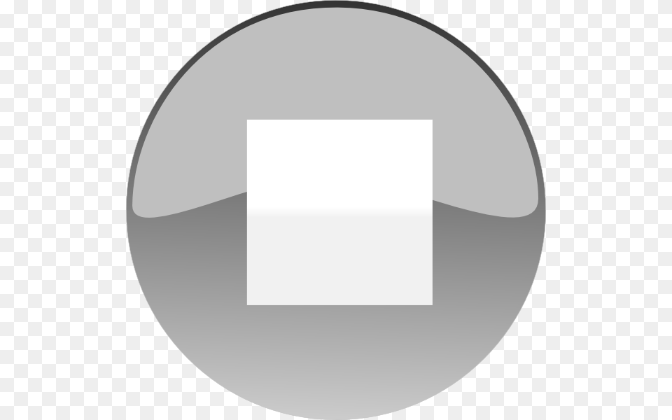 Stop Button Grey Svg Clip Arts Stop Button Vector, Photography, Sphere, Disk Free Png