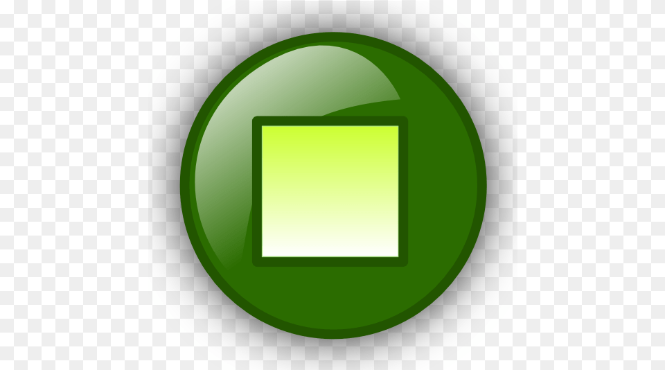 Stop Button Svg Clip Arts Green Stop Button, Sphere, Astronomy, Moon, Nature Free Transparent Png