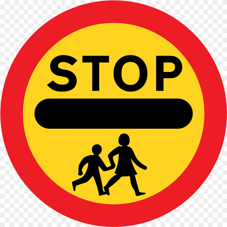 Stop Children Crossing Ahead This Sign Can Only Be Displayed By A Person, Symbol, Boy, Child, Male Png Image