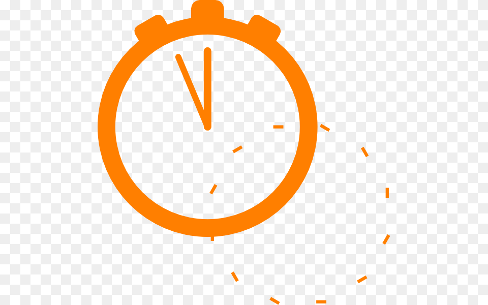 Stop Clipart Orange, Analog Clock, Clock Png Image