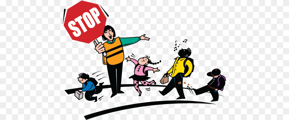 Stop Clipart School Guard, Person, Adult, Female, Woman Png