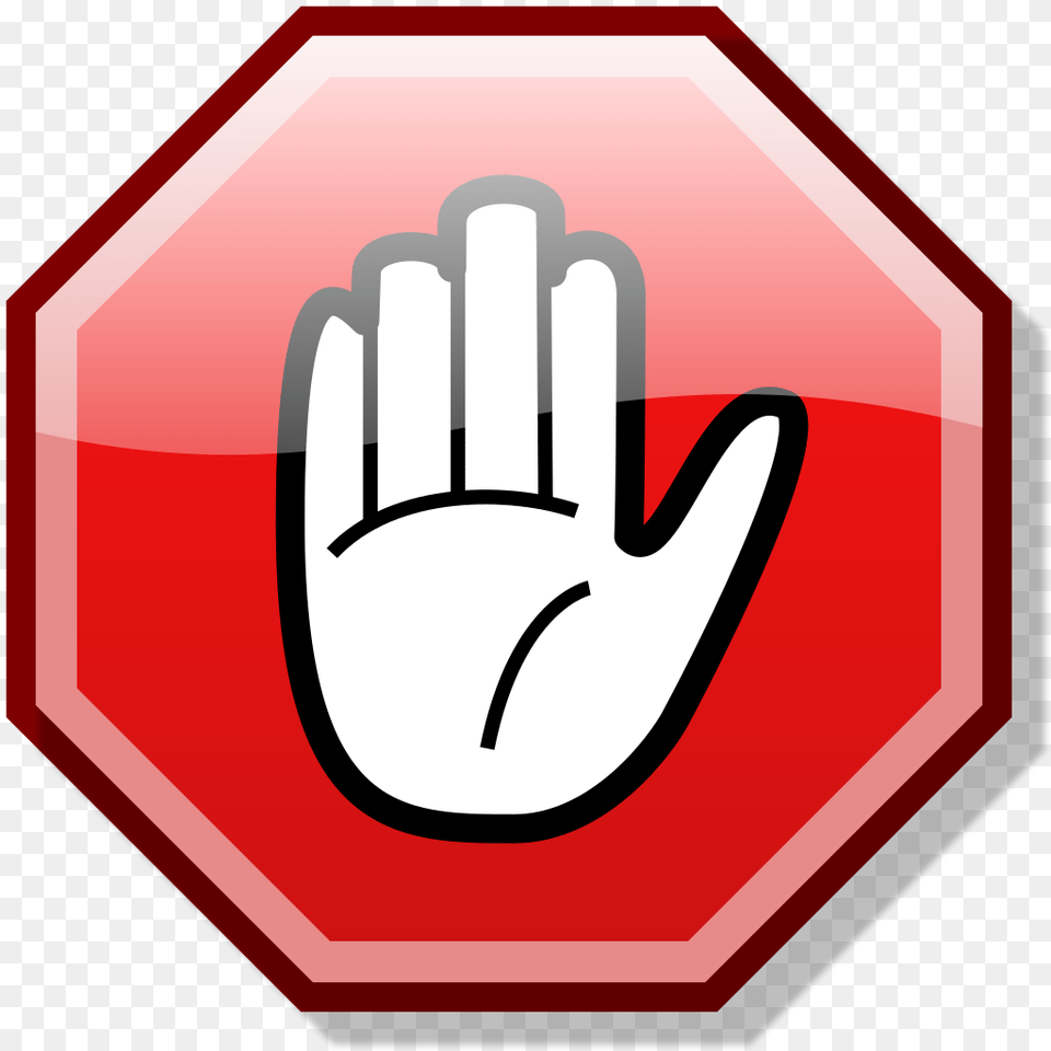 Stop Hand, Road Sign, Sign, Symbol, Stopsign Free Png Download