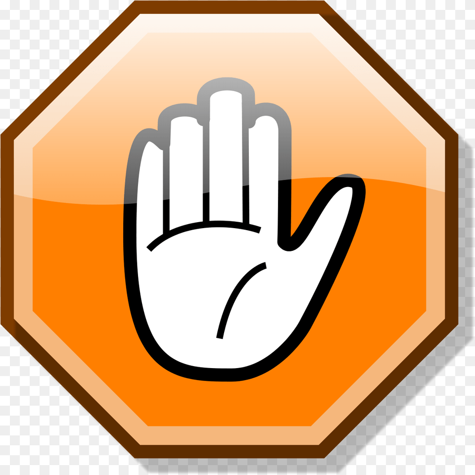 Stop Hand Black And White Clipart, Road Sign, Sign, Symbol, Stopsign Png