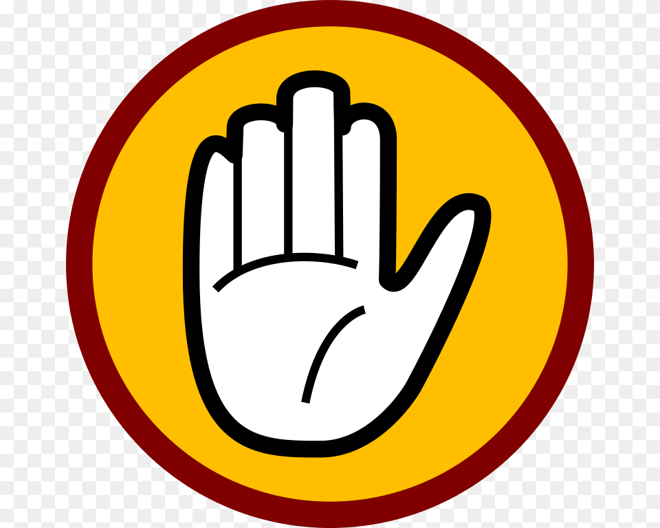 Stop Hand Caution Avoid Repetition, Clothing, Glove, Sign, Symbol Free Png Download