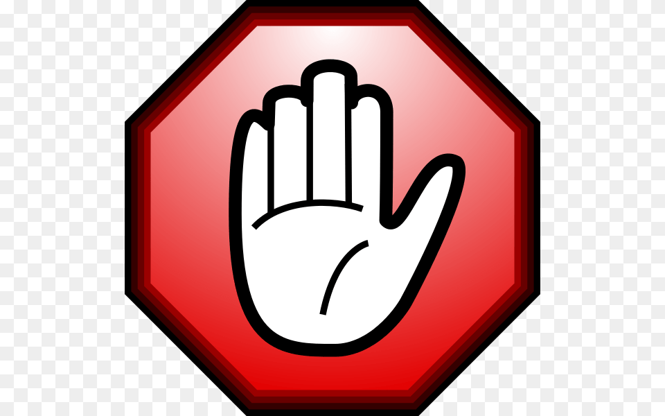 Stop Hand Clip Art Hand Stop Sign Clipart, Road Sign, Symbol, Stopsign, Clothing Free Transparent Png