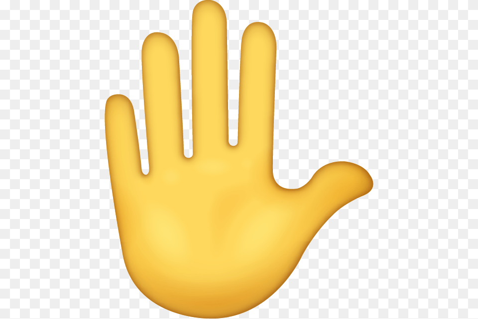 Stop Hand Emoji, Body Part, Clothing, Finger, Glove Png Image