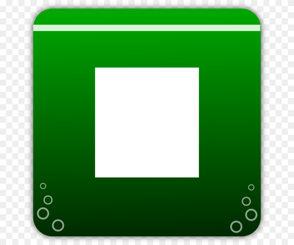 Stop Icon, Green, White Board, Accessories, Gemstone Png Image