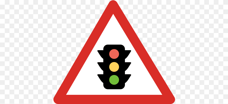 Stop Light Ahead Sign Icon And Svg Vector Download London, Symbol, Traffic Light, Dynamite, Weapon Free Png