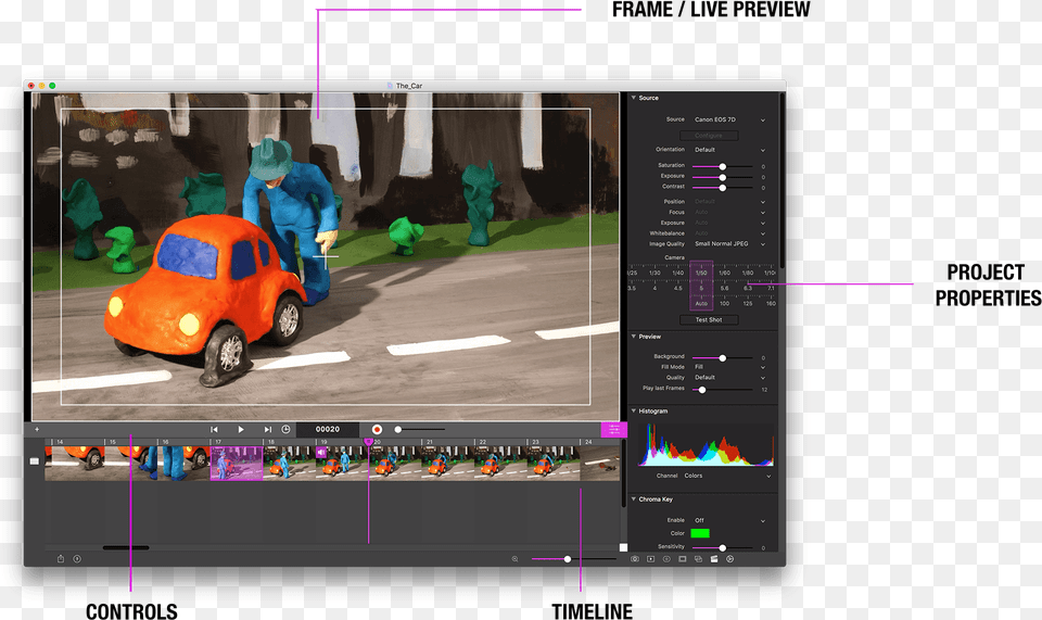 Stop Motion Studio For Mac Download Stop Motion Studio Mac, Person, Car, Vehicle, Coupe Png Image