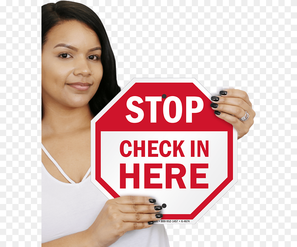 Stop No Food Or Drink Beyond This Point, Adult, Symbol, Sign, Woman Free Png Download