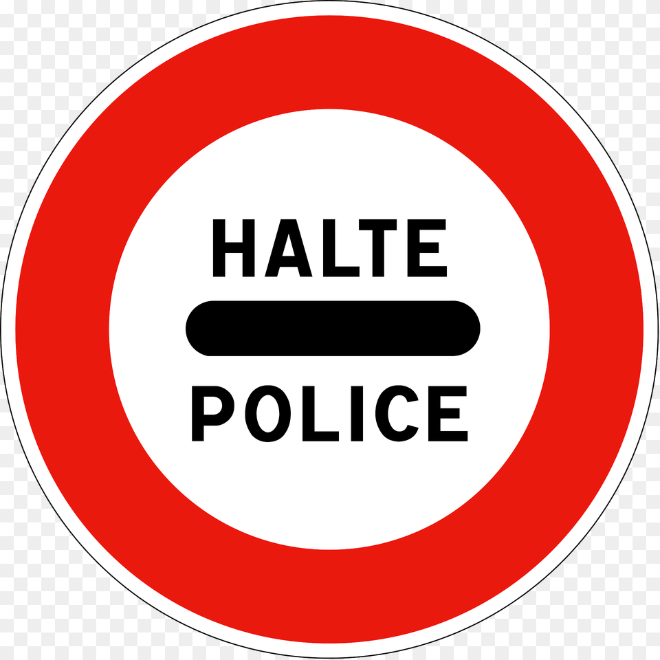 Stop Police Clipart, Sign, Symbol, Road Sign Png