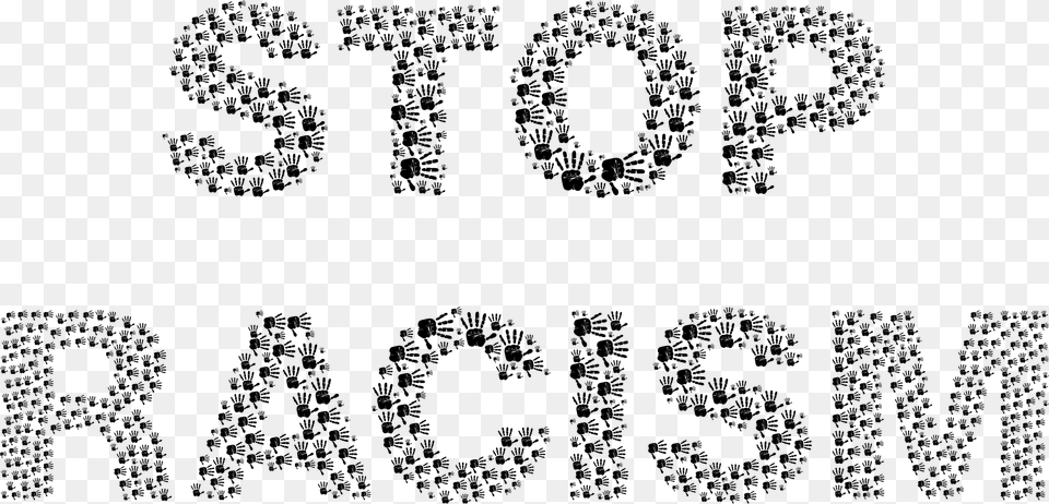 Stop Racism Black Clip Arts Stop Racism Black And White, Gray Free Png Download