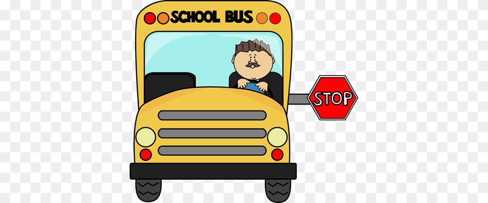 Stop School Cliparts, Vehicle, Transportation, Bus, School Bus Free Png