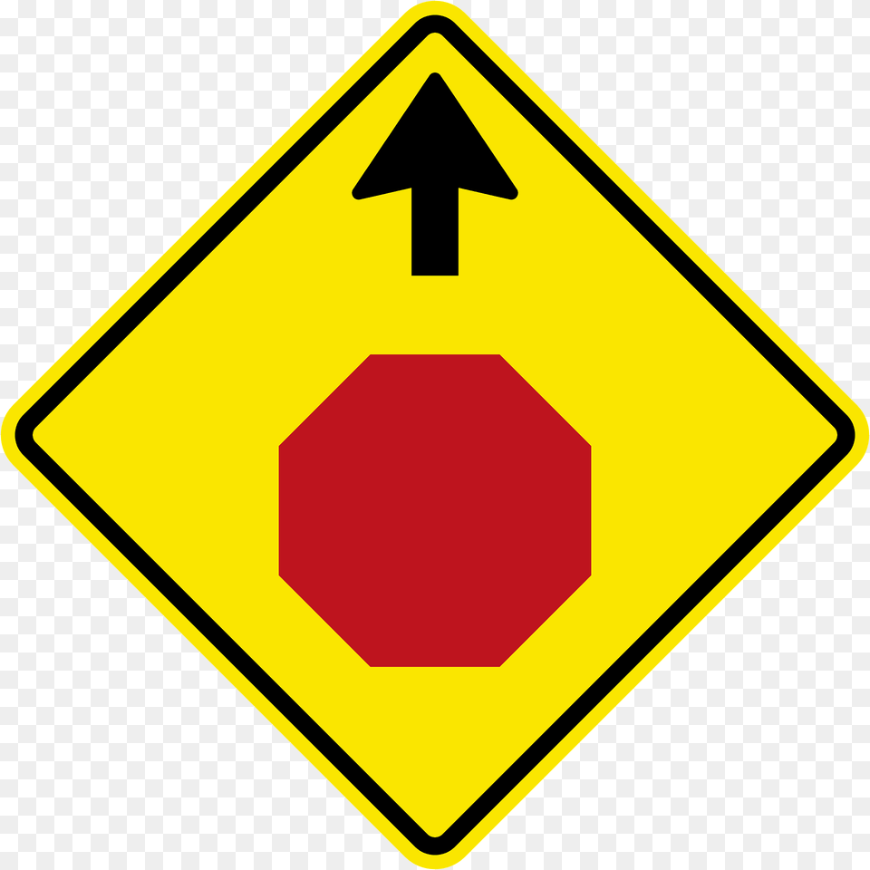 Stop Sign Ahead Sign In Jamaica Clipart, Road Sign, Symbol Free Transparent Png