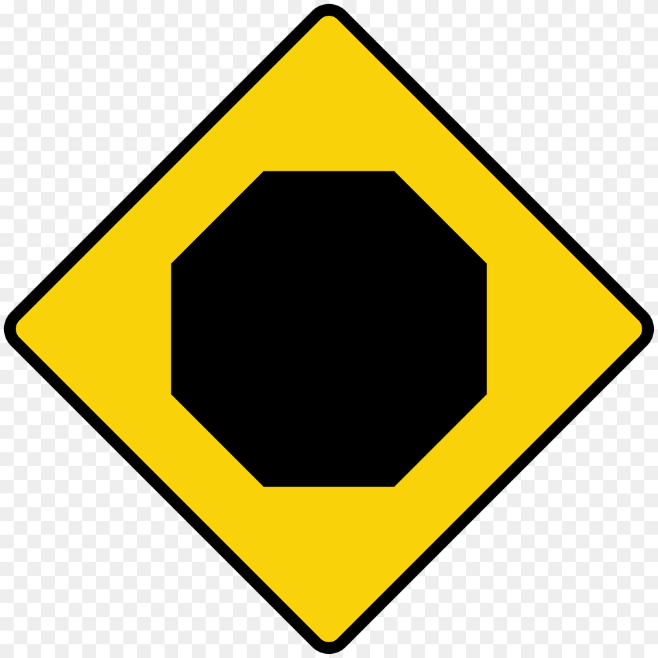 Stop Sign Ahead Sign In Liberia Clipart, Symbol, Road Sign, Blackboard Png