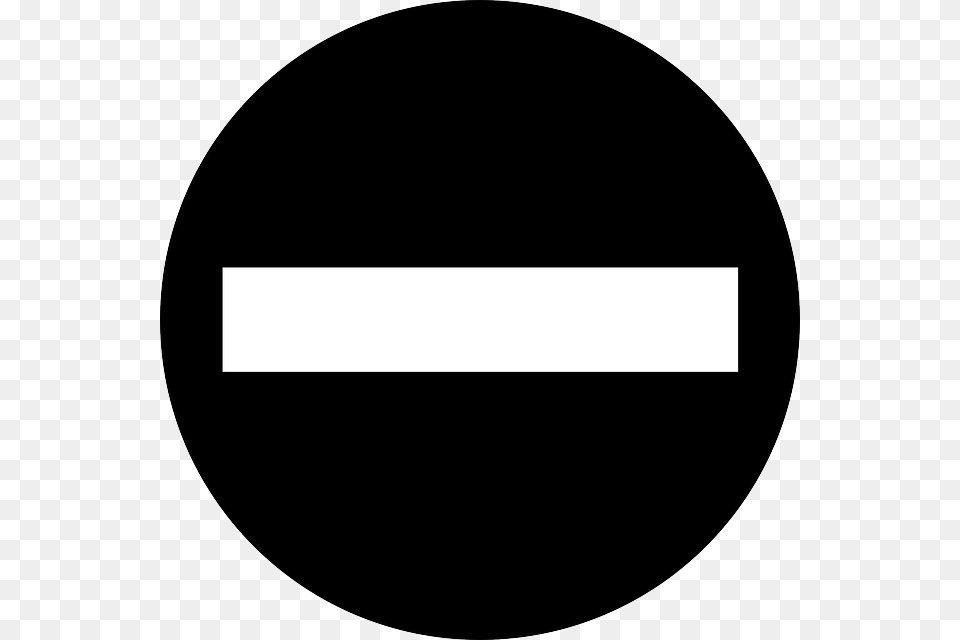 Stop Sign Black And White, Disk, Symbol Png