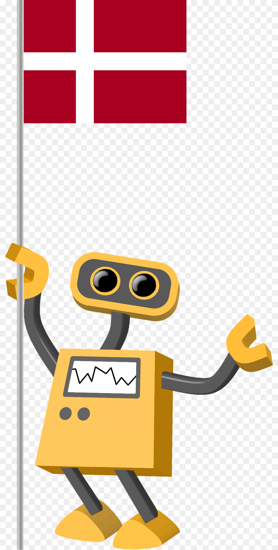 Stop Sign Cartoon Background, Robot Png Image