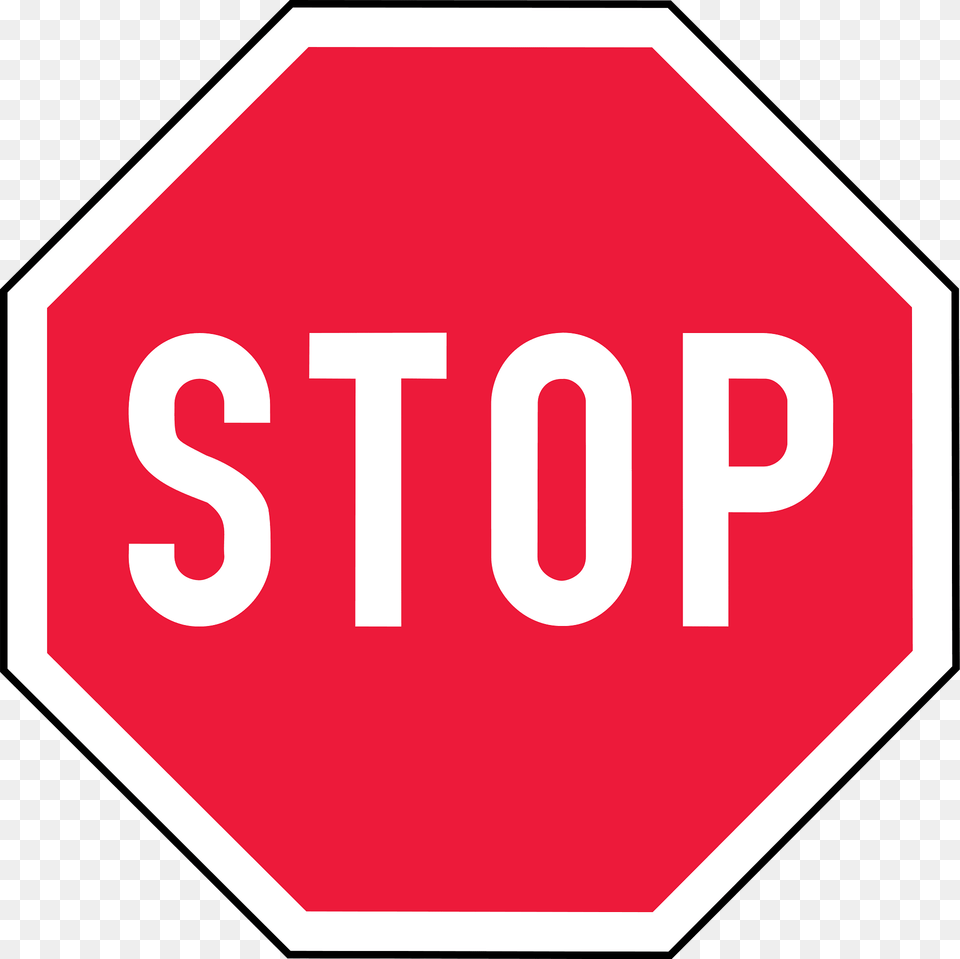 Stop Sign In Latvia Clipart, Road Sign, Symbol, Stopsign, First Aid Free Png