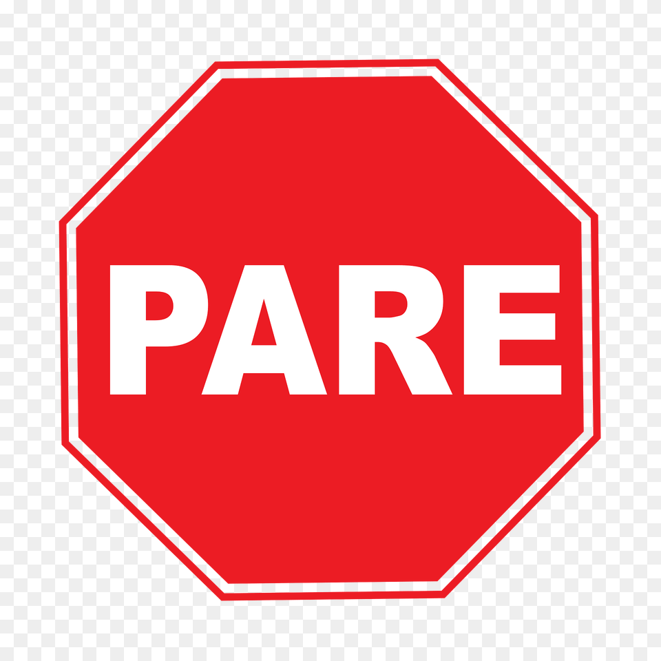 Stop Sign In Uruguay Clipart, Road Sign, Symbol, First Aid, Stopsign Free Png