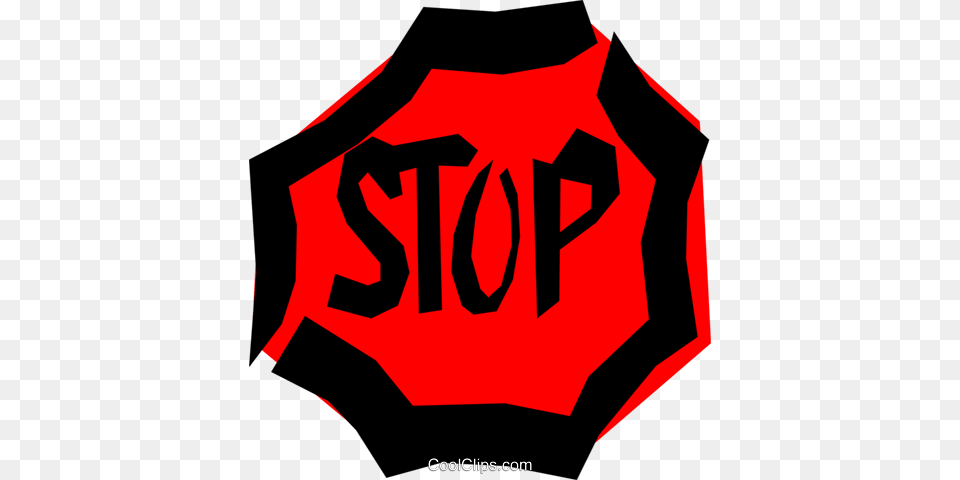Stop Sign Royalty Vector Clip Art Illustration, Logo, Symbol, Badge Free Png